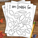 I Am Thankful For… 4 Free Printable Gratitude Activity Sheets In I Am Thankful Printable Paper