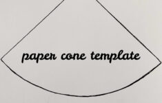 Ice Cream Cone Garland And Free Summer Printable regarding Printable Paper Cone Template