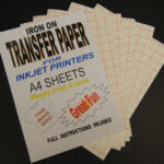 Inkjet Iron On T Shirt Transfer Paper A4 10 Sheets (For Light With Printable Iron On Transfer Paper