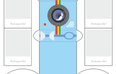 Instacamera Paper Model - Free Printable Paper Modelsanton Filonov for Printable Paper Camera