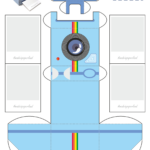 Instacamera Paper Model   Free Printable Paper Modelsanton Filonov With Free Printable Paper Model Templates