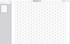 Isometric Graph Paper (Pdf) | Graph Paper Page for Triangle Grid Paper Printable