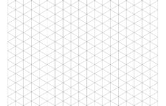 Isometric Graph Paper (Pdf) | Graph Paper Page in Printable Isometric Graph Paper