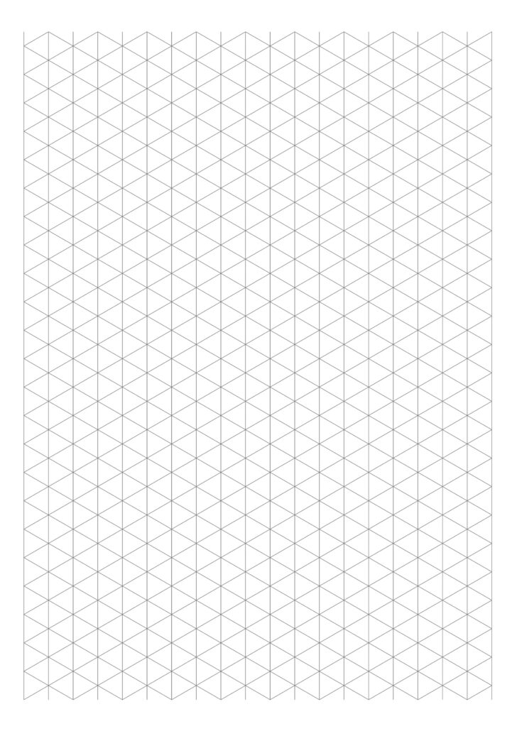 Printable Isometric Graph Paper Printable Isometric Graph Paper
