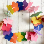 Kids' Paper Lei May Day Craft   Raising Veggie Lovers Regarding Printable Paper Flower Lei Template