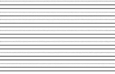 Kindergarten Lined Paper / Kindergarten Writing Paper / Preschool for Primary Journal Printable Paper