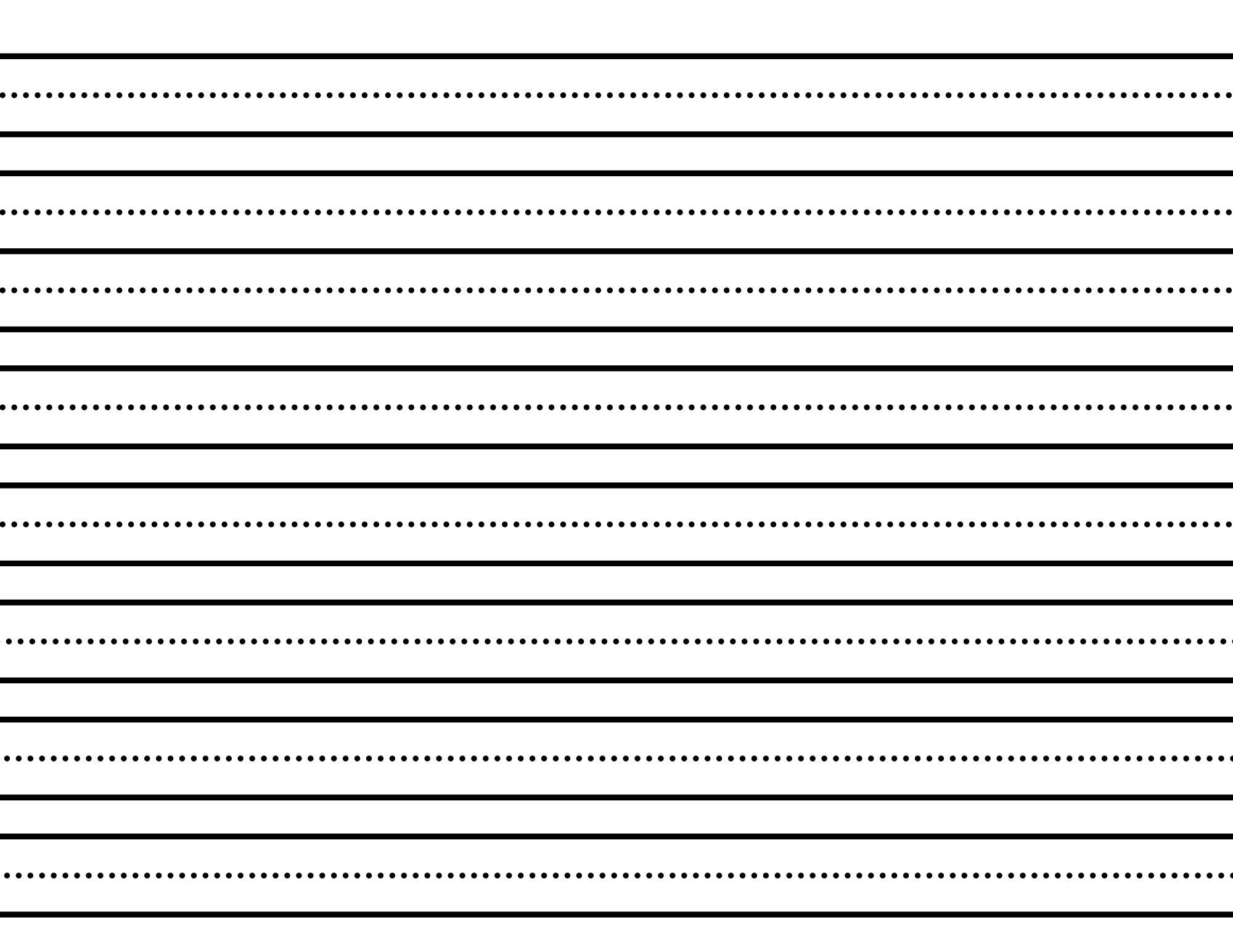 Kindergarten Lined Paper / Kindergarten Writing Paper / Preschool for Primary Journal Printable Paper