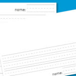 Kindergarten Lined Paper Printable   Get Free Pdf File Templates Pertaining To Free Printable Paper Kindergarten