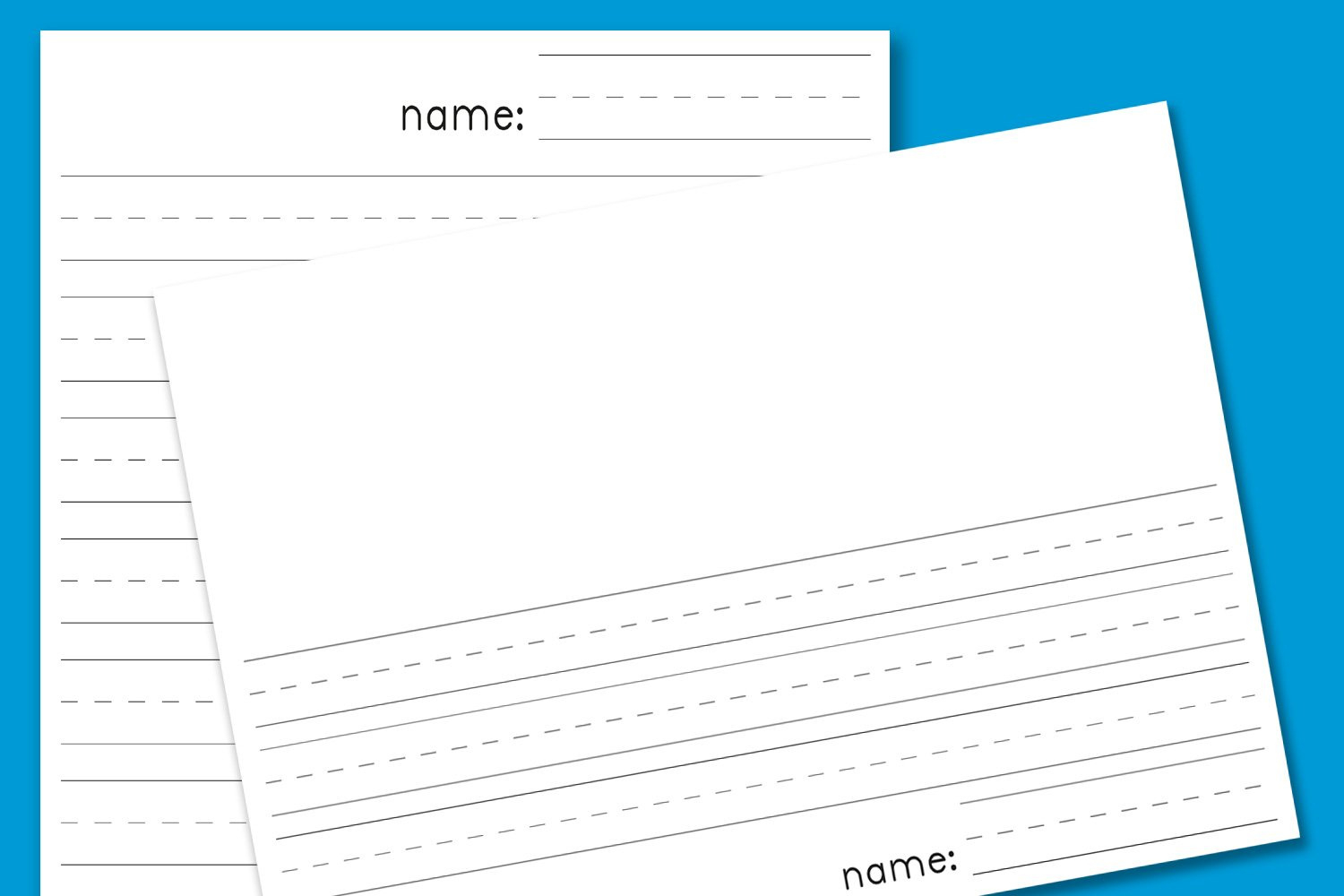Kindergarten Lined Paper Printable - Get Free Pdf File Templates throughout Printable Paper Kindergarten