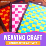 Kindergarten Weaving Craft   Simply Kinder Pertaining To Printable Paper Weaving Worksheets