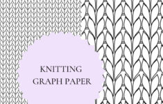 Knit Stitch Blank Printable Graph Paper | Blank Knitting pertaining to Printable Knitting Pattern Graph Paper