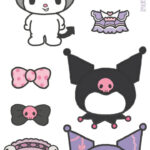 Kuromi Doll Template Within Kuromi Paper Doll Printable