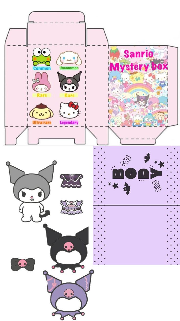 Kuromi within Printable Paper Kuromi