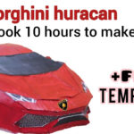 Lamborgini Papercraft || Made This Large Lamborgini Car Out Of Paper || +  Free Template | Navaneet Throughout Printable Paper Car Template Lamborghini
