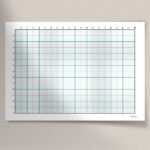 Large Grid Paper 100 Sheet Graph Paper Pad (4X4 Grid)   Double Throughout Double Sided Graph Paper Printable