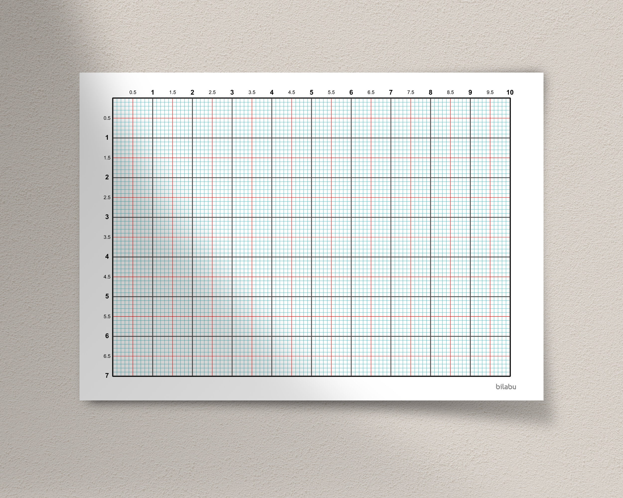 Large Grid Paper 100-Sheet Graph Paper Pad (4X4 Grid) - Double throughout Double Sided Graph Paper Printable
