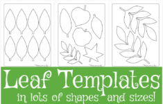 Leaf Template | Free Printable Leaf Outlines For Kids within Printable Paper Leaves Template