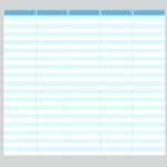 Lined Column Paper Template   13 Free Pdf Printables | Printablee Inside Lined Paper With 5 Columns Printable