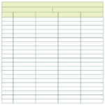 Lined Column Paper Template   13 Free Pdf Printables | Printablee Intended For Lined Paper With 5 Columns Printable