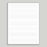 Lined Paper Free Printable Pdf Download | Sortoutmy.life Throughout Printable Paper