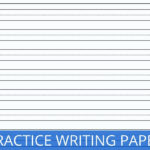 Lined Paper Kindergarten Writing Paper With Lines For Ages 8 12 In Kindergarten Writing Paper Printable