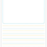 Lined Paper With Picture Box Free Google Docs Template   Gdoc.io With Regard To Printable Paper With Illustration Box