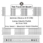 Loom Graph Paper   Miyuki Delica 11/0 Actual Size   Beading Graphs Regarding Printable Bead Loom Graph Paper