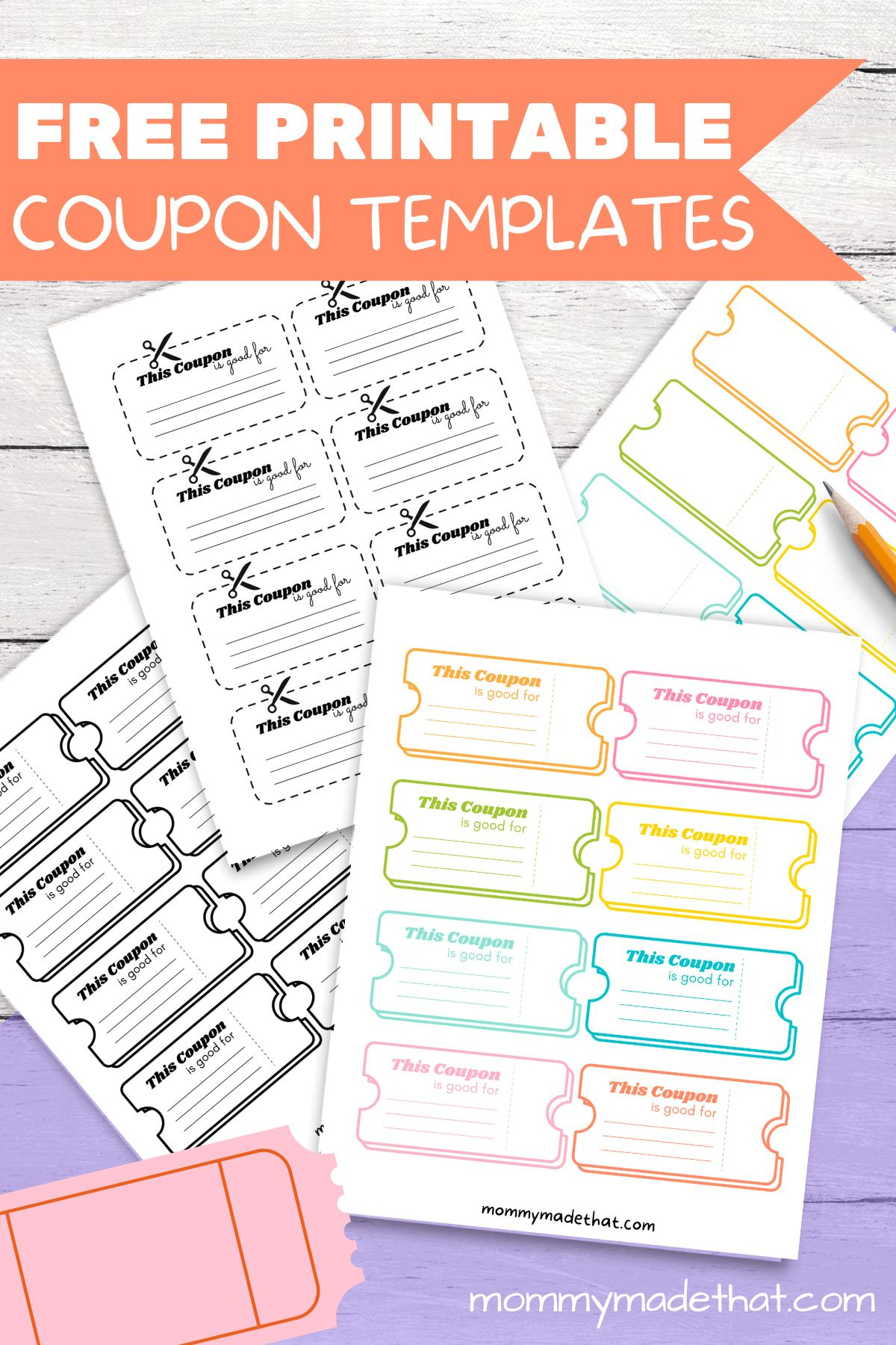 Lots Of Blank Coupon Templates (Free Printables!) inside Printable Paper Coupons