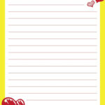 Love Letter Templates   10 Free Pdf Printables | Printablee Throughout Love Letter Printable Paper