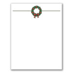 Lthd 5 Personalized Christmas Stationery In Christmas Stationery Printable Paper