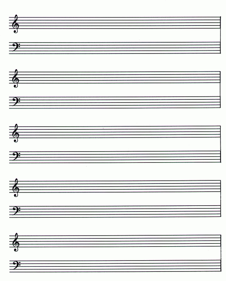 Manuscript Paper Printable Free