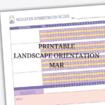 Mar | Medication Administration Record | Printable Medicine Record Within Printable Paper Mar