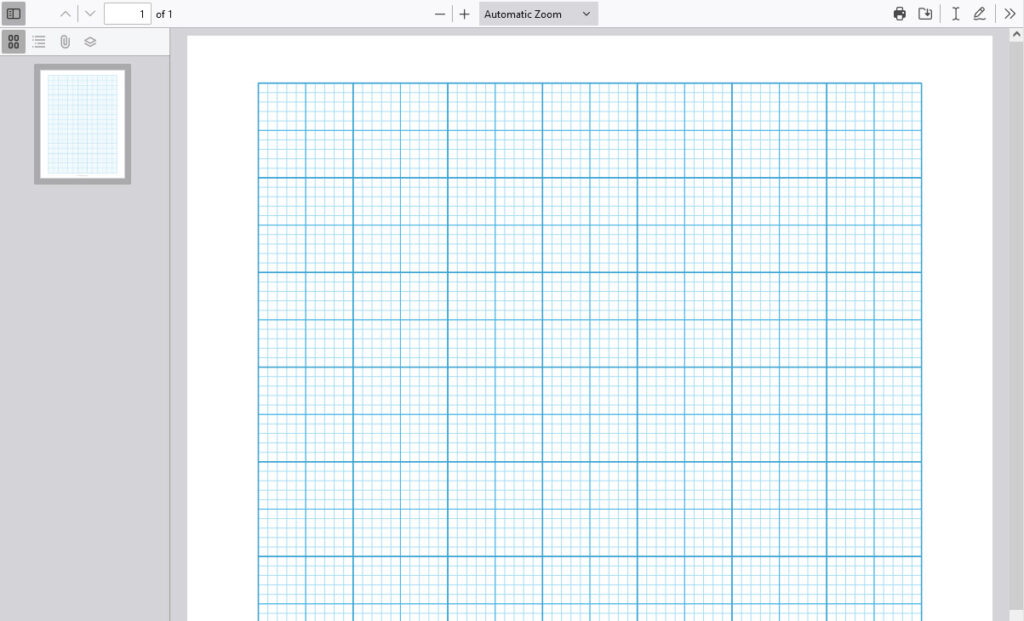 Printable Light Blue Graph Paper | Grid Paper Printable
