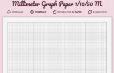 Millimeter Graph Paper Printable, A4, 10 Mm Margin, Guides At 1/10 within Millimeter Grid Paper Printable