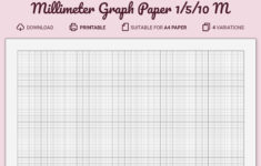 Millimeter Graph Paper Printable, A4, 10 Mm Margin, Guides At 1/5 inside Graph Paper Printable Mm