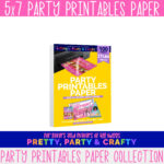 Mini 5X7 Party Printable Paper | Glossy Inkjet Paper For Diy Treat Intended For Party Printable Paper 5x7