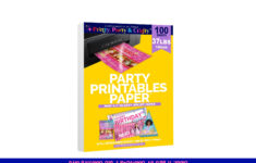 Mini 5X7 Party Printable Paper | Glossy Inkjet Paper For Diy Treat pertaining to 5x7 Printable Paper