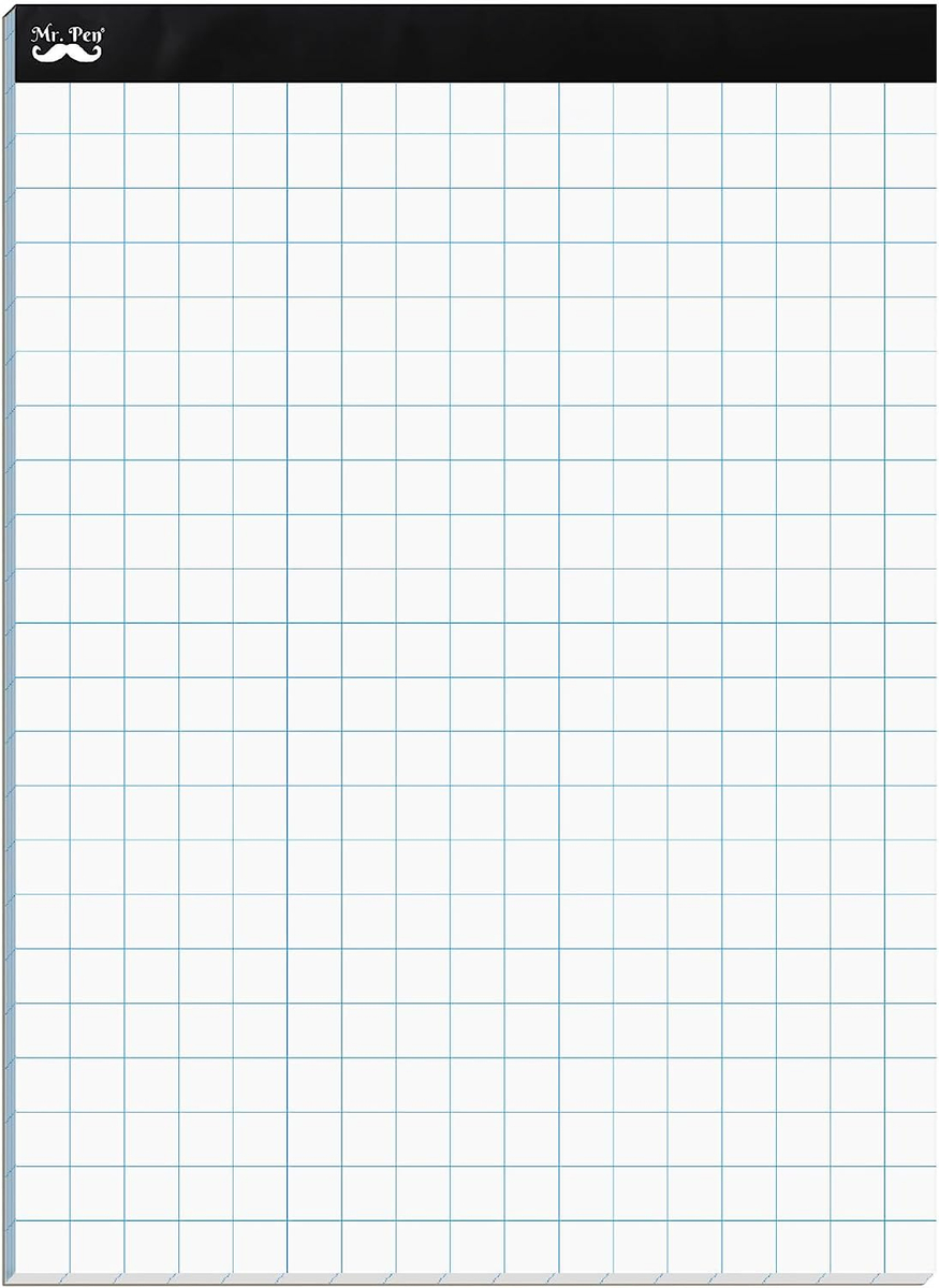Mr. Pen- Graph Paper, 2X2 (2 Squares Per Inch), 8.5&amp;quot;X11&amp;quot;, 55 with 2X2 Graph Paper Printable