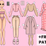 New Paper Doll Dress Up With Wardrobe Diy & Free Printable In Printable Paper Doll Clothes