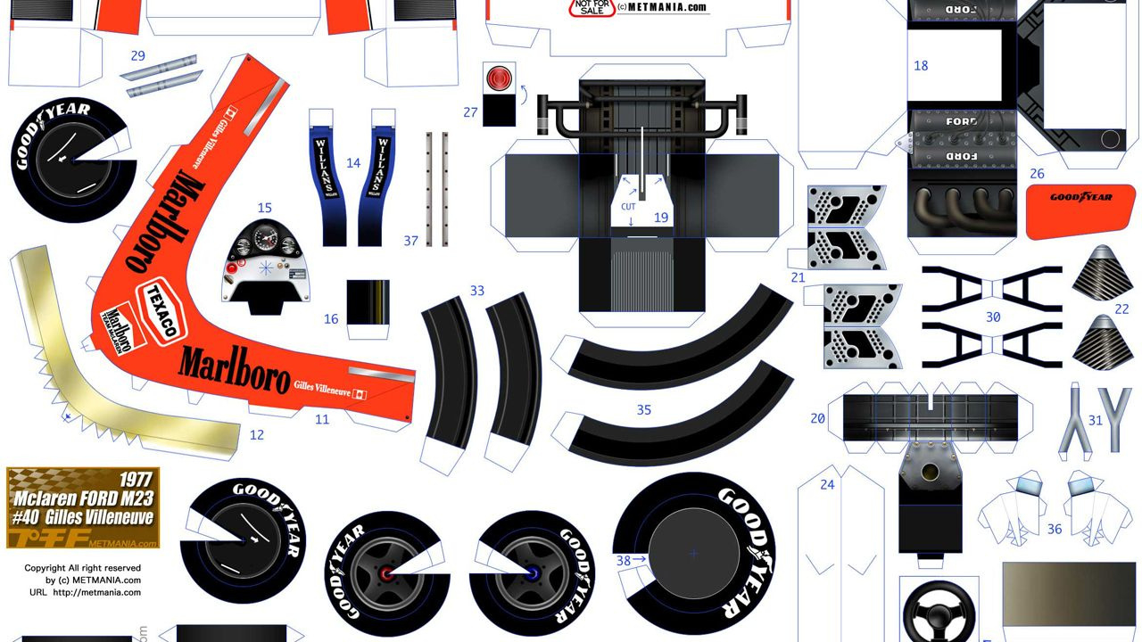 Now You Can Build An F1 Car In Your Living Room regarding Printable Paper F1 Car Template
