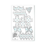 Oc] Full Set Of Printable, Foldable, Paper Dice. Pdf Is Free To Intended For Printable Paper Dice Template