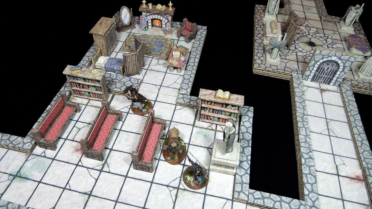 Oc] Some Of The Papercraft(Ish) Terrain That I&amp;#039;Ve Making For My for Dnd Printable Paper Terrain