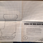 Official Lego Brick Graph Paper   Holiday Stocking | Ebay With Regard To Printable Lego Graph Paper