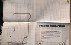 Official Lego Brick Graph Paper - Holiday Stocking | Ebay with regard to Printable Lego Graph Paper