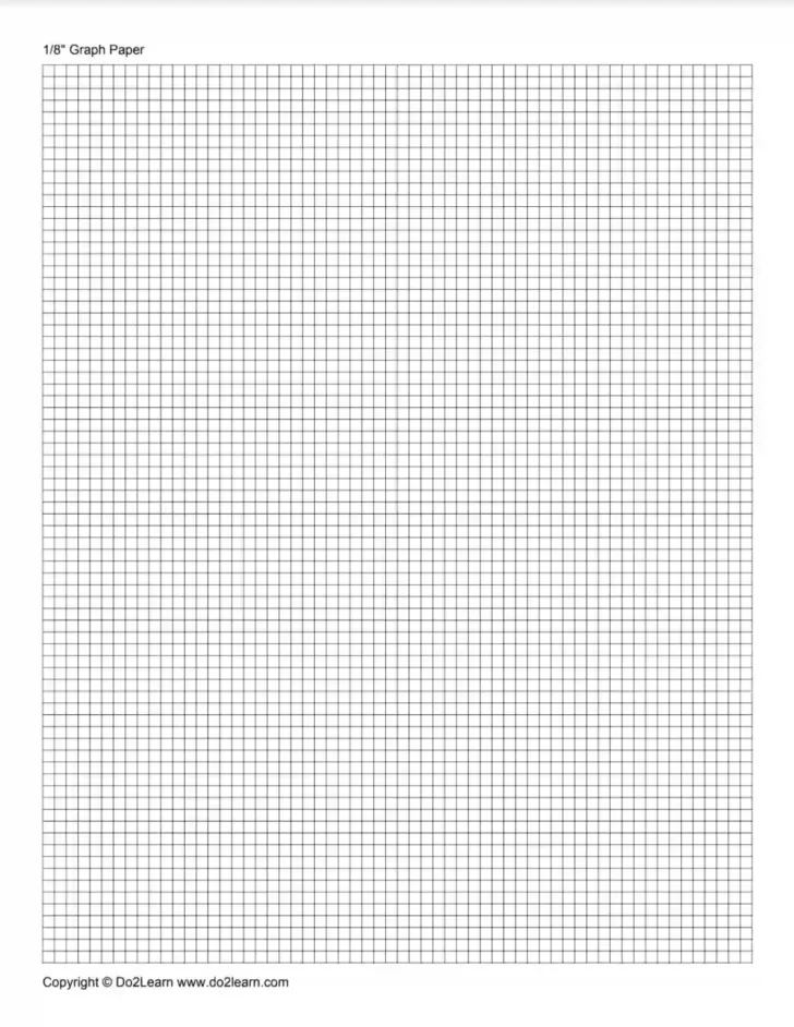 Full Page Grid Paper Printable