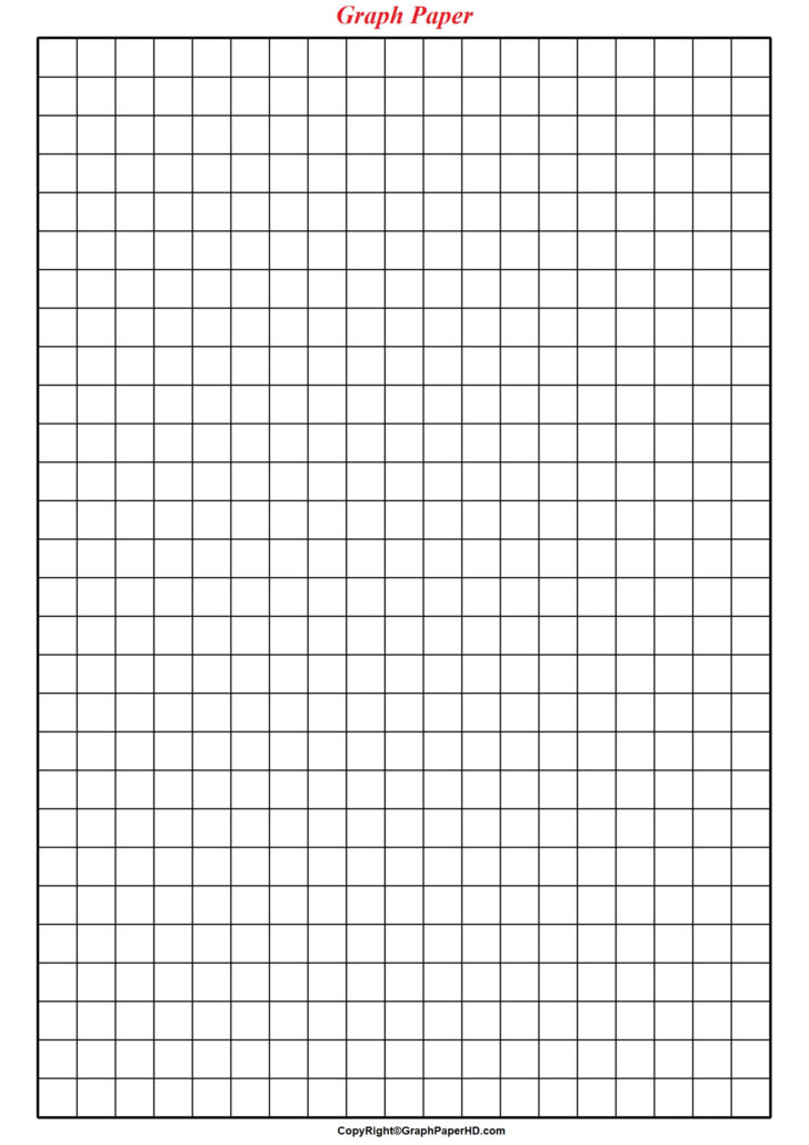 Free Printable Graph Paper Template