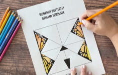 Origami Butterfly Printable Templates - It'S Always Autumn within Printable Paper Folding Templates