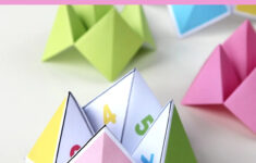 Origami Fortune Teller - Free Printable — Gathering Beauty throughout Printable Paper Folding Templates