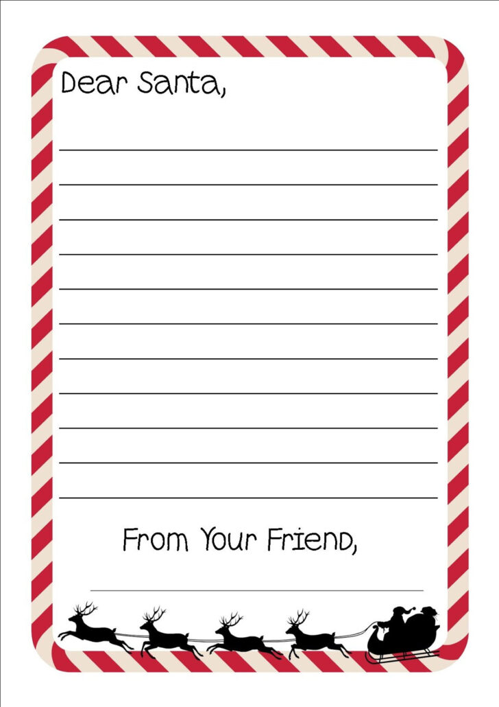 Printable Paper From Santa