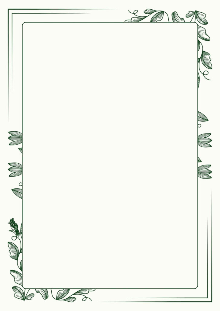 Printable Paper with Border